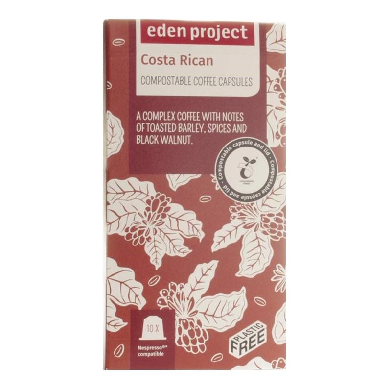 Eden Project Costa Rican - 10 capsules (Nespresso compatible)