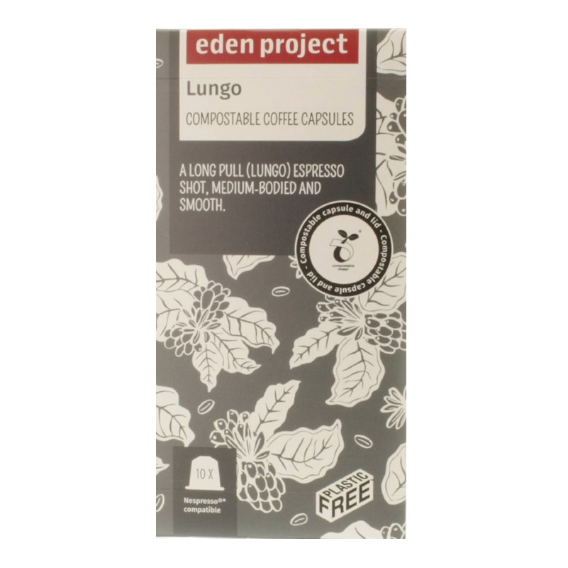 Eden Project Lungo - 10 capsules (Nespresso compatible)