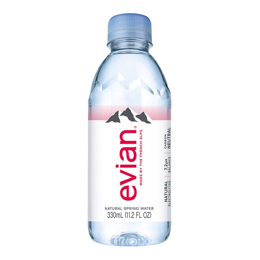 Evian Still Water - 24x330ml plastic bottles