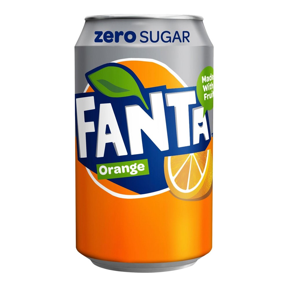 Fanta Orange Zero 24x330ml cans Go Jumbo