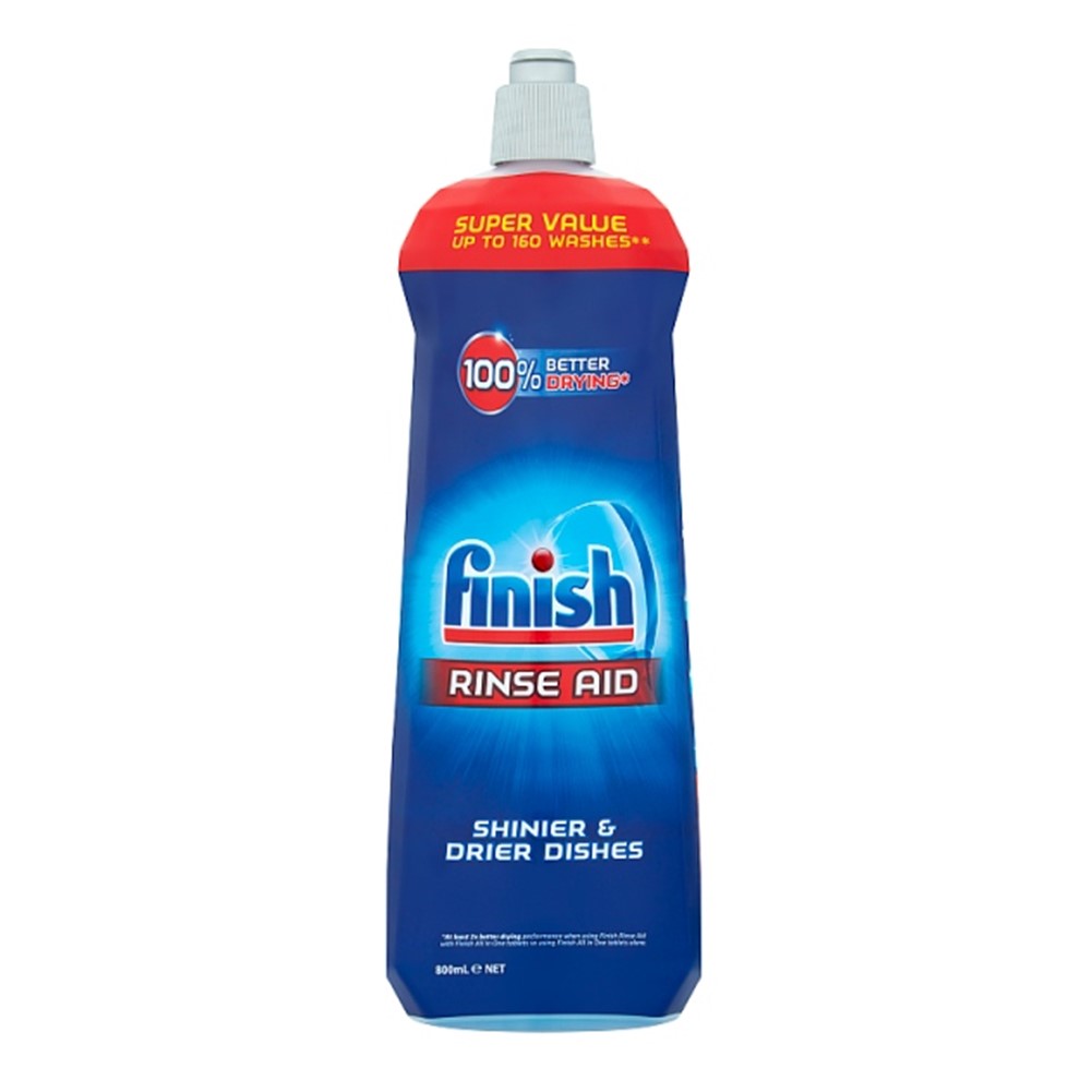 Finish Dishwasher Rinse Aid Regular 800ml bottle Go Jumbo