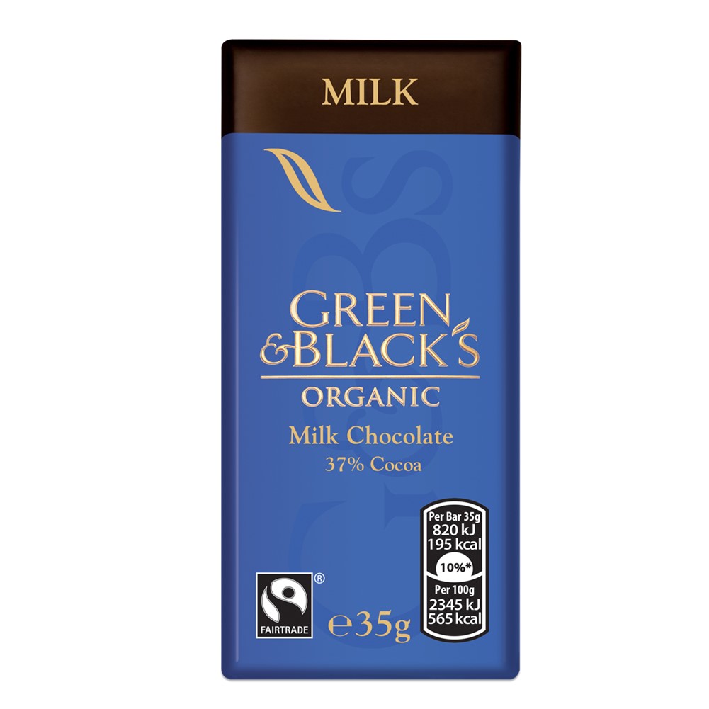 Green & Black's Milk Chocolate - 30x35g bars [FT & ORG]