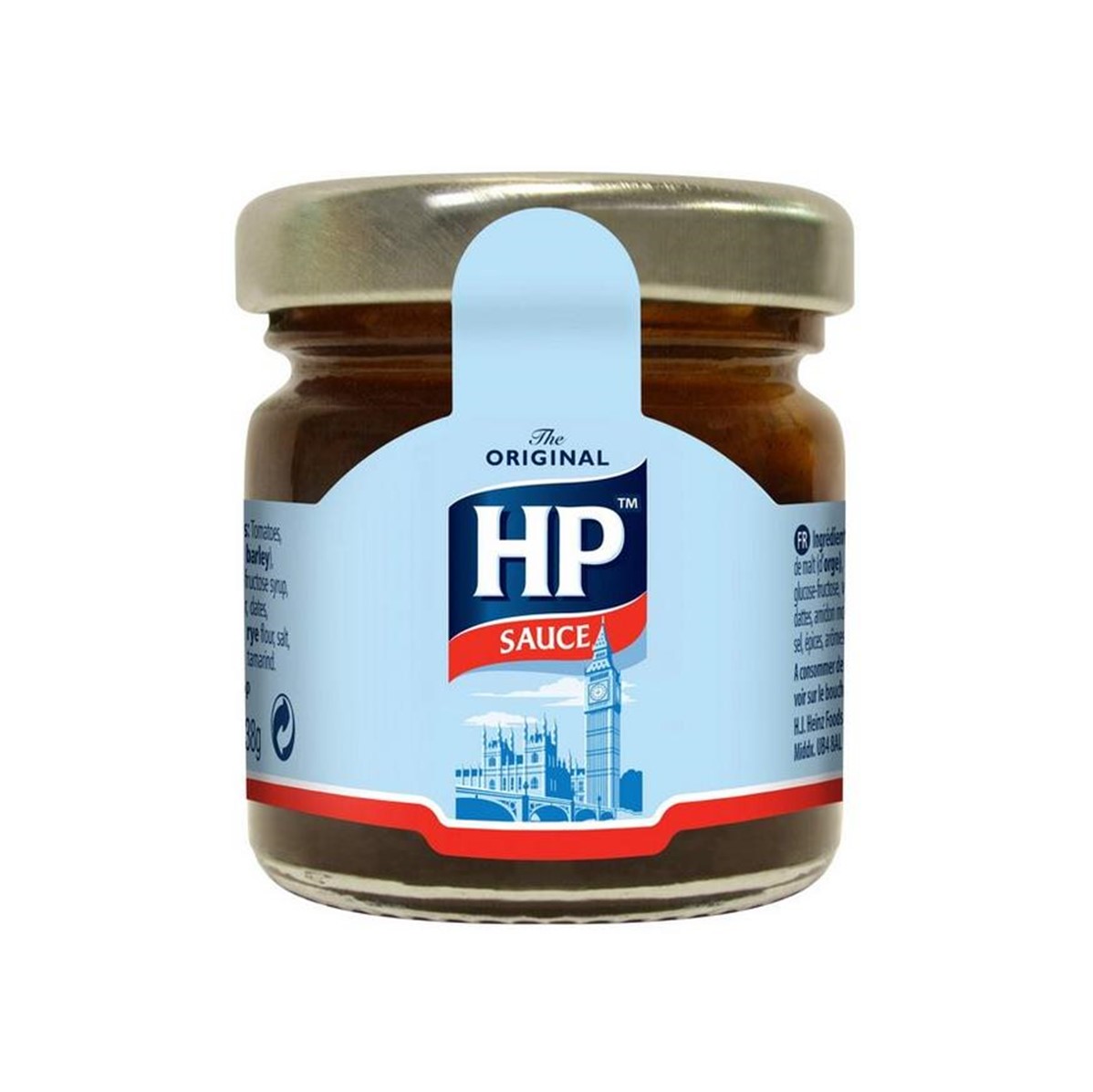 HP Original Brown Sauce - 80x33ml mini glass jars