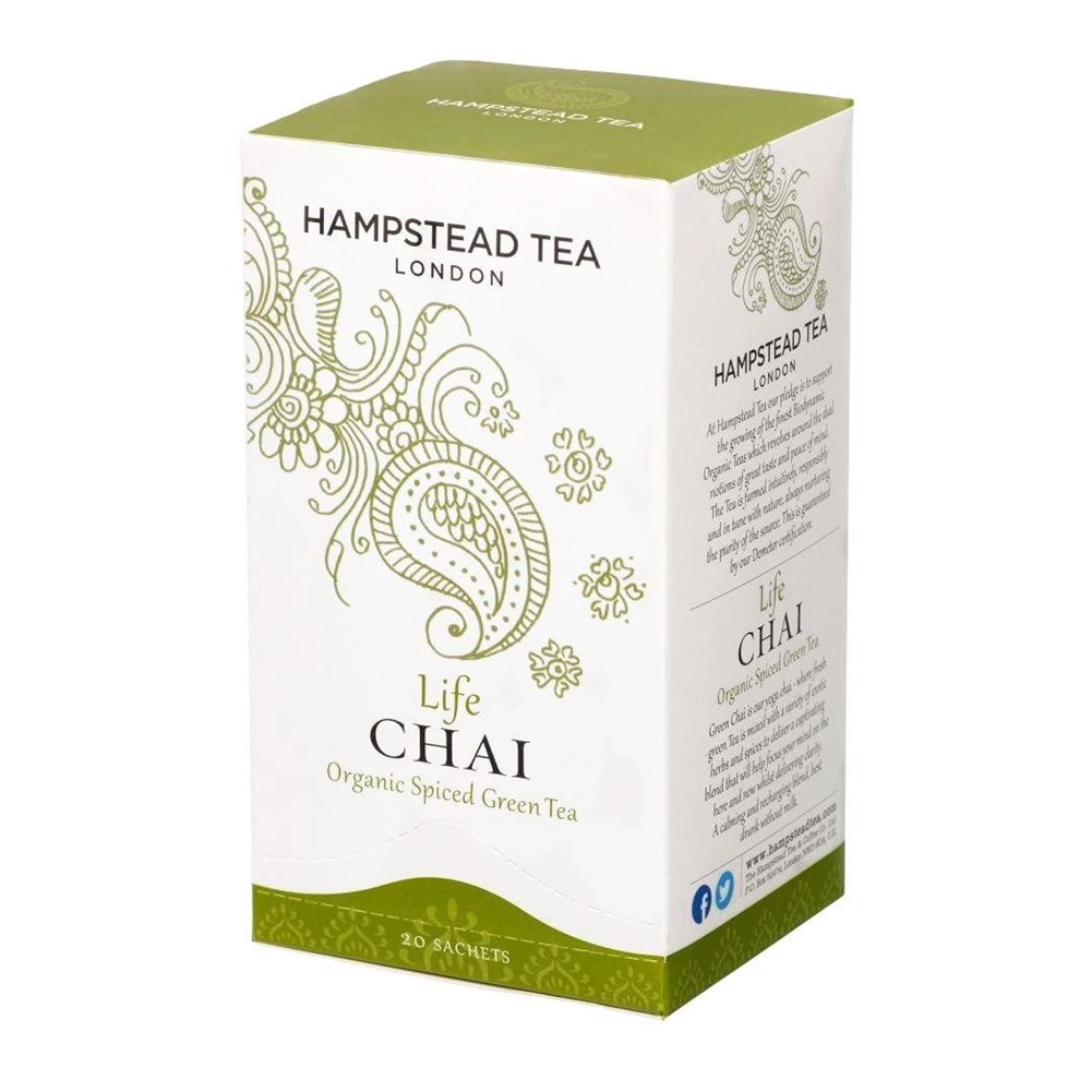 Hampstead Chai Green [Life] - 20 tea bags in envelopes [ORG]