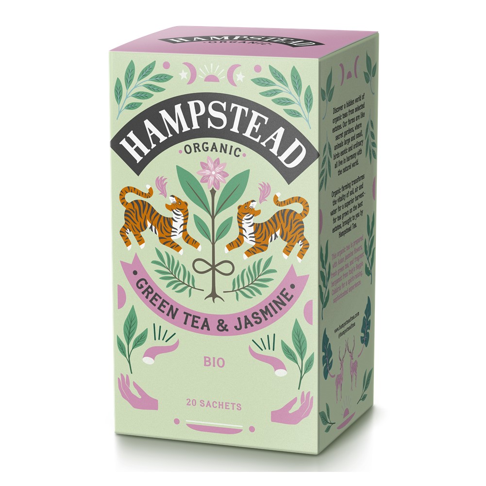 Hampstead Green Jasmine - 20 tea bags in envelopes [ORG]