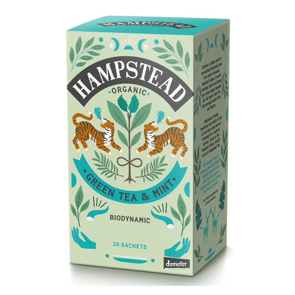 Hampstead Green Mint - 20 tea bags in envelopes [ORG]