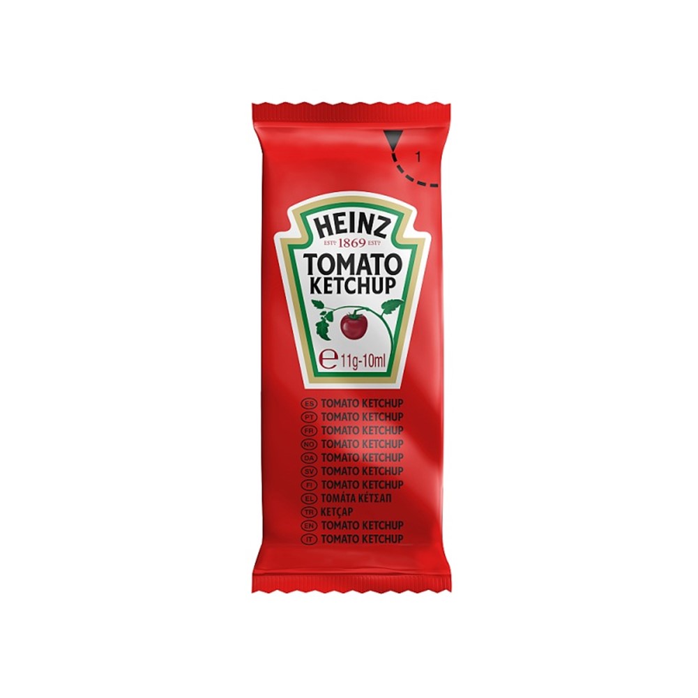Heinz Sauce Tomato Ketchup - 200x11g sachets in dispenser