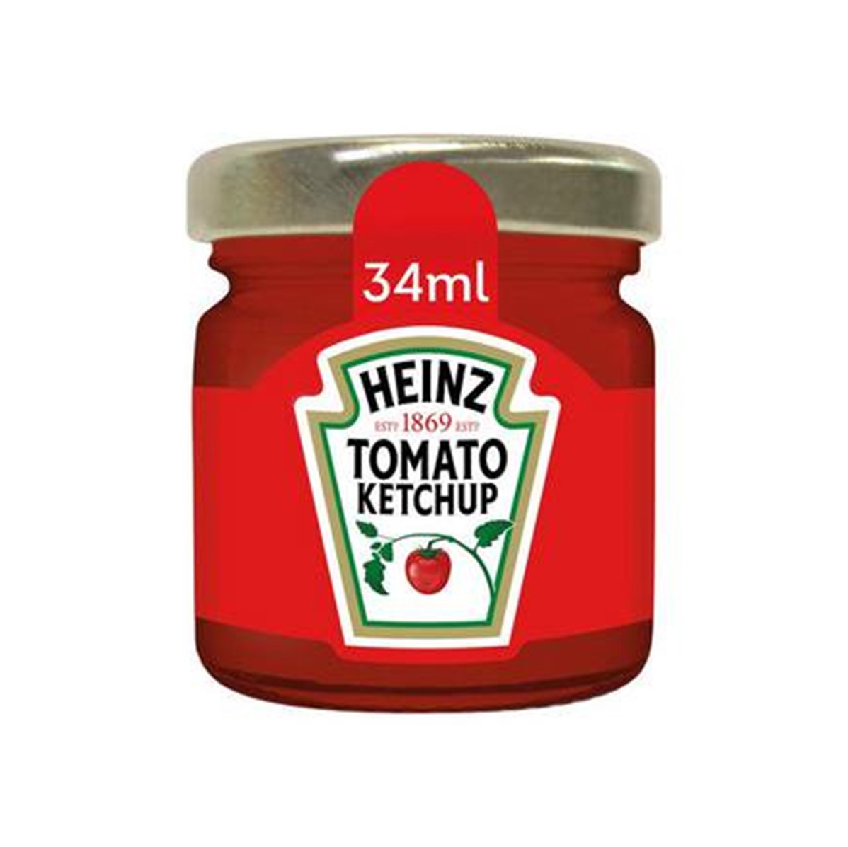 Heinz Sauce Tomato Ketchup - 80x34ml mini glass jars