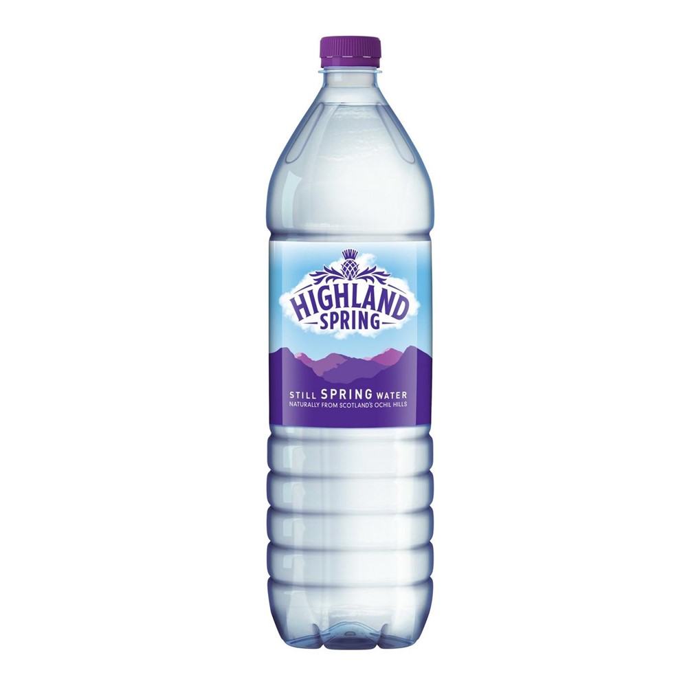 Highland Spring Still Water - 12x1.5L plastic bottles