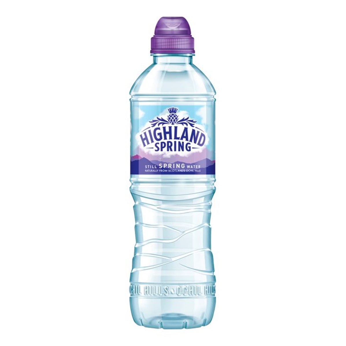 Highland Spring Still Water - 24x500ml sports cap bottles