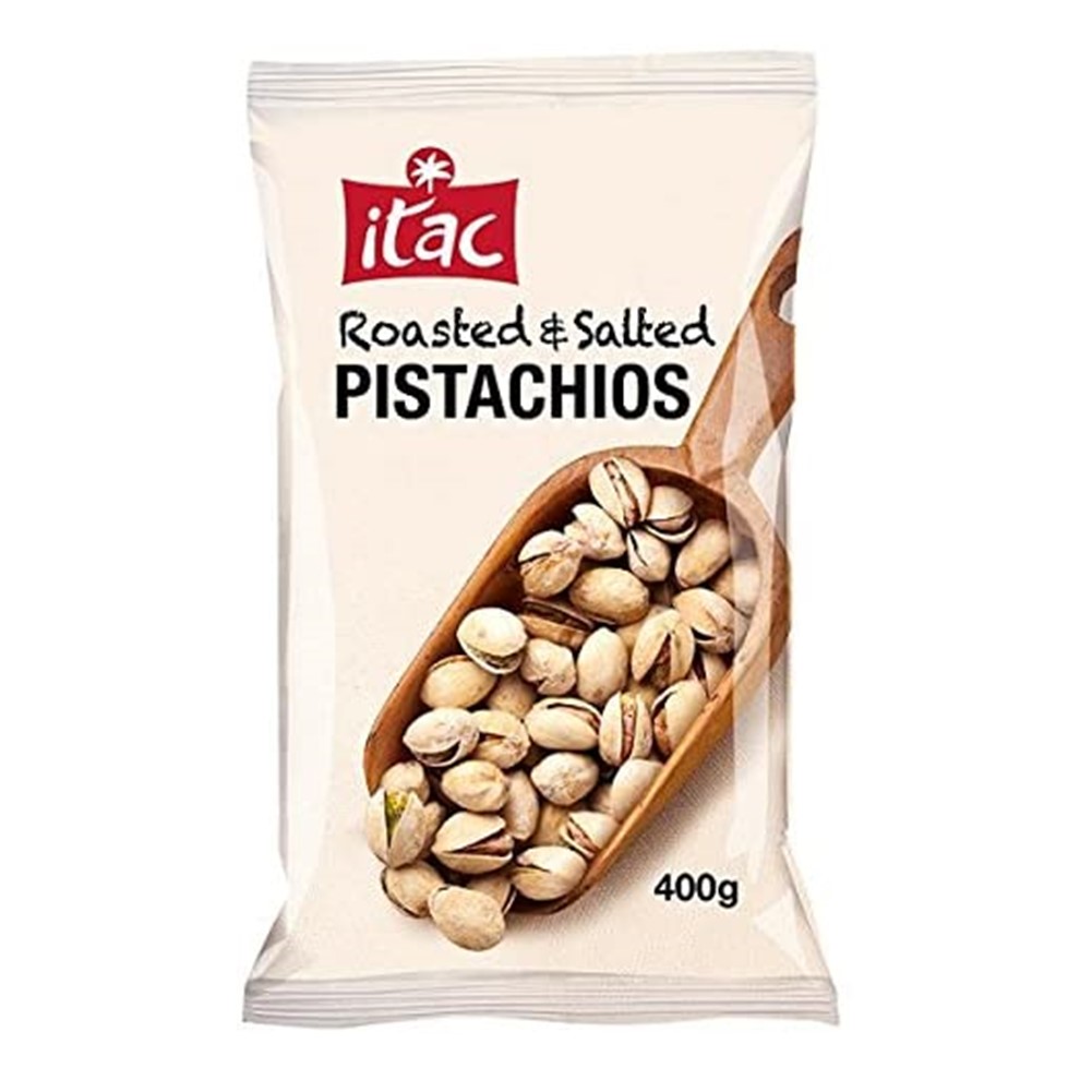 Itac Pistachios Roasted and Salted [in shells] - 400g bag