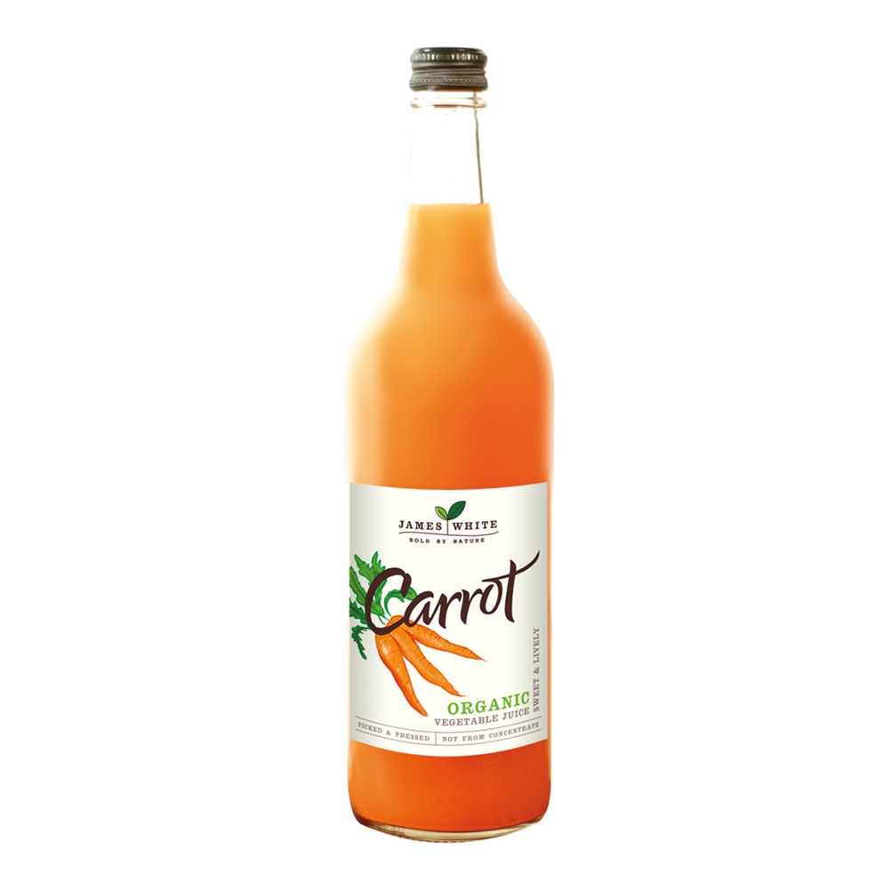 James White Carrot Juice - 6x750ml glass bottles [ORG]