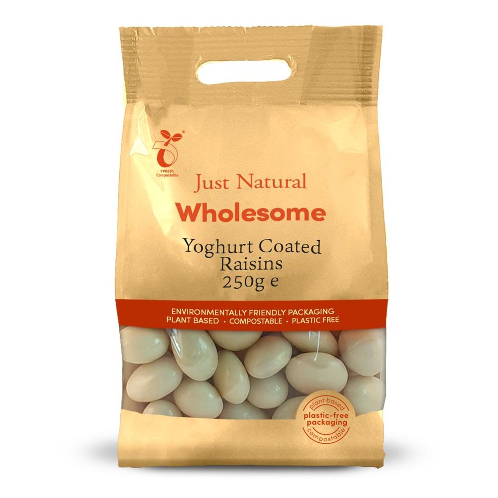 Just Natural Raisins Yogurt Coated - 250g bag