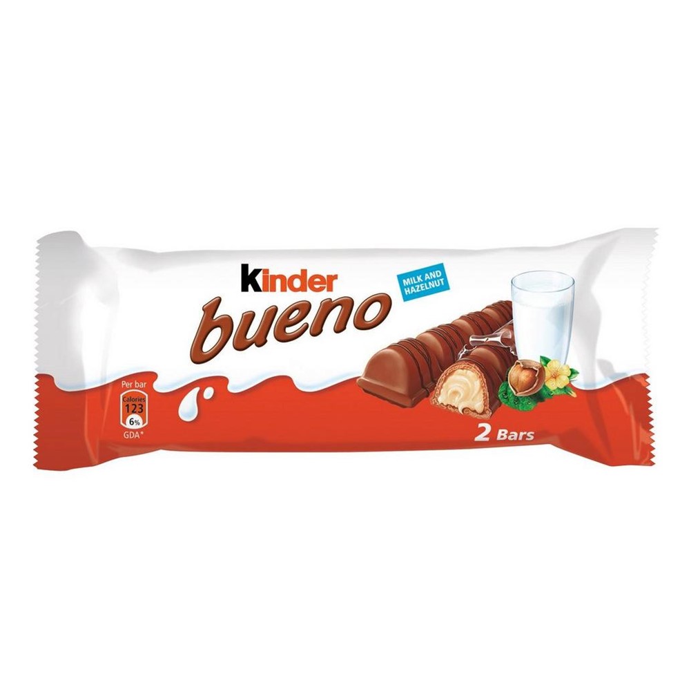 Kinder Bueno MILK Chocolate 30x43g [2 finger] bars Go Jumbo