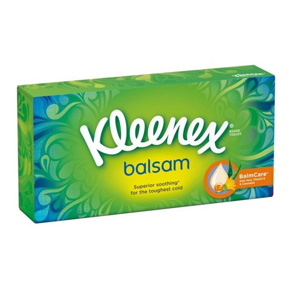 Kleenex Tissues Balsam - 6 boxes [64x3 ply]