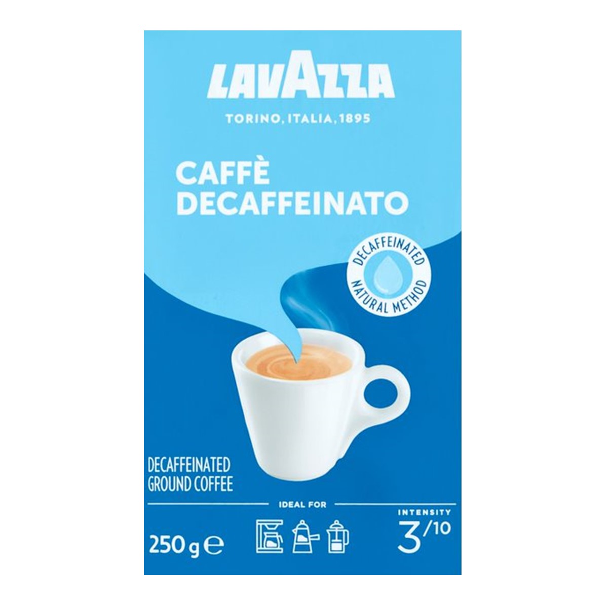 Lavazza Roast & Ground Decaffeinated [A] - 250g foil packet **