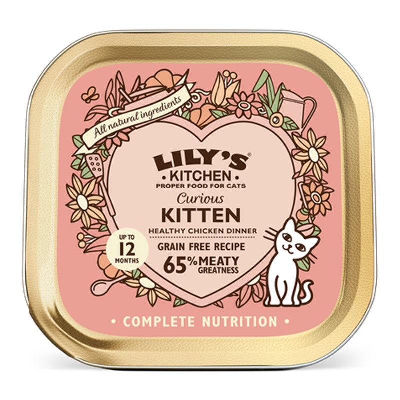 Lily's Kitchen [Kitten] Chicken Dinner 19x85g tins Go Jumbo