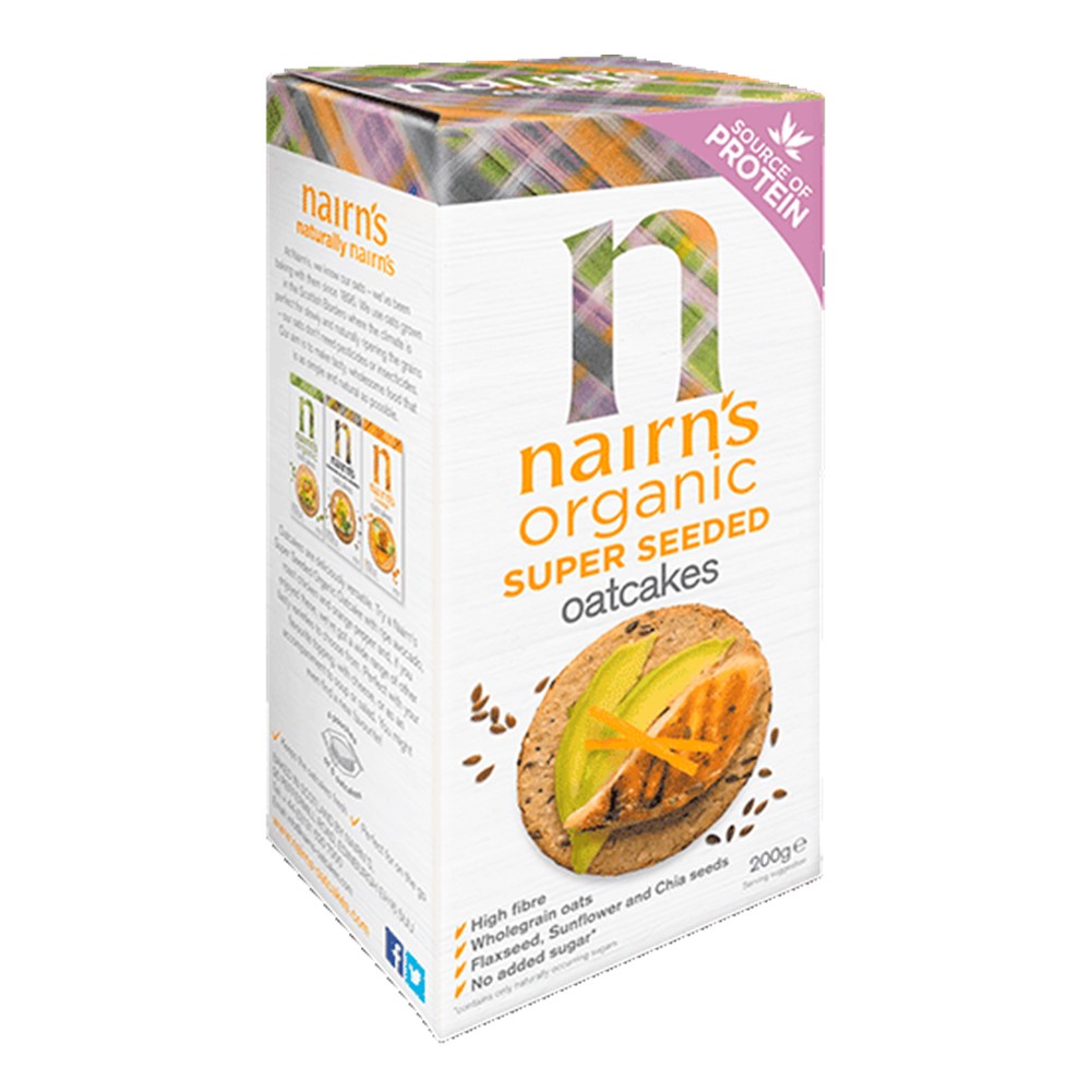 Gluten Free Super Seeded Oatcakes | Nairn's