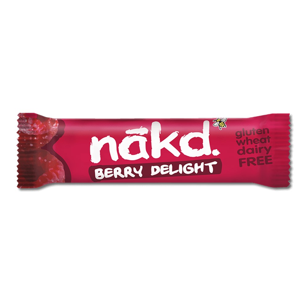 Nakd Raw Berry Delight 18x35g bars Go Jumbo