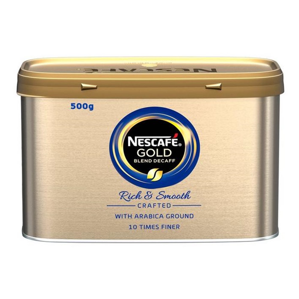 Nescafe Gold Blend Freeze Dried Instant DECAFFEINATED Coffee - 500g tin