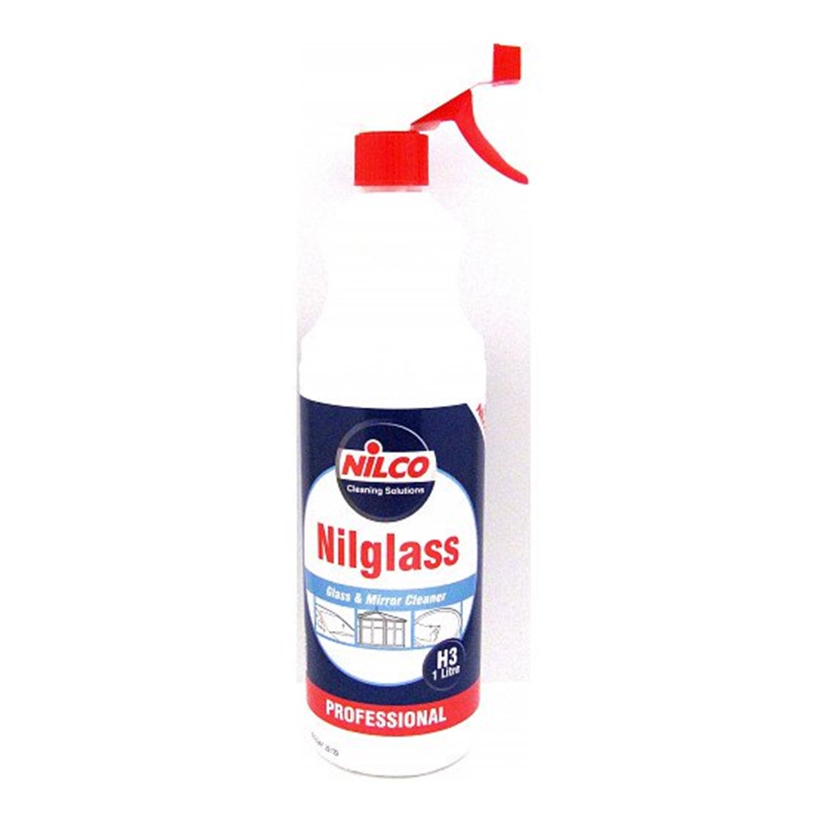 Nilco PRO Nilglass Glass & Mirror Cleaner - 1L spray