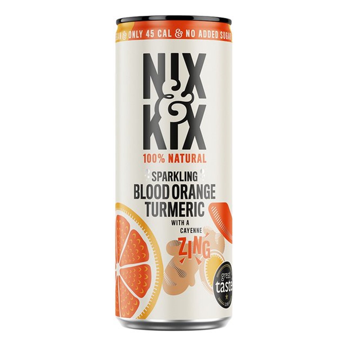 Nix & Kix Blood Orange Turmeric - 24x250ml cans