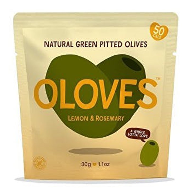 Oloves Olives Lemon & Rosemary - 10x30g pouches