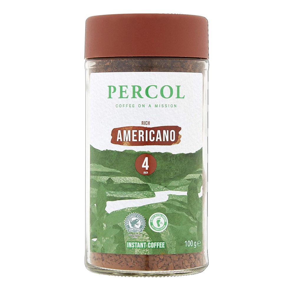Percol Instant Freeze Dried Americano - 100g jar [RFA]