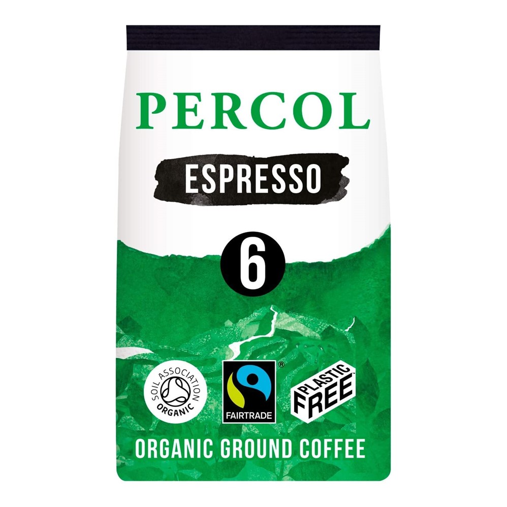 Percol Roast & Ground Espresso - 200g packet [FT & ORG] **