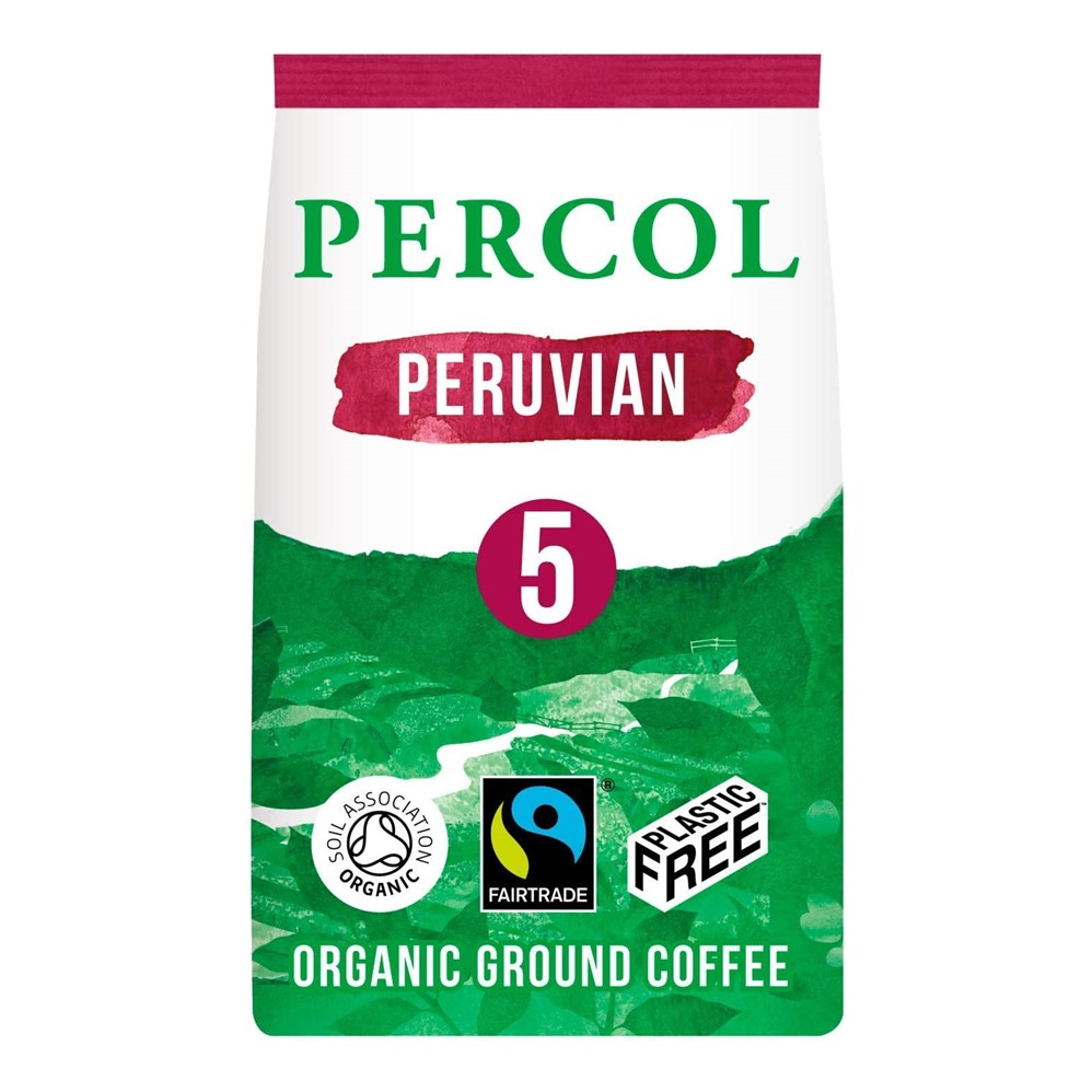 Percol Roast & Ground Peruvian - 200g packet [FT & ORG] **