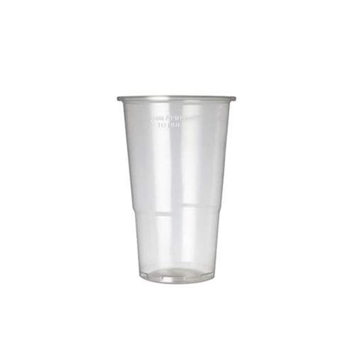 RY Caterpack Plastic Glass [Clear] Half Pint - 50x28cl glasses