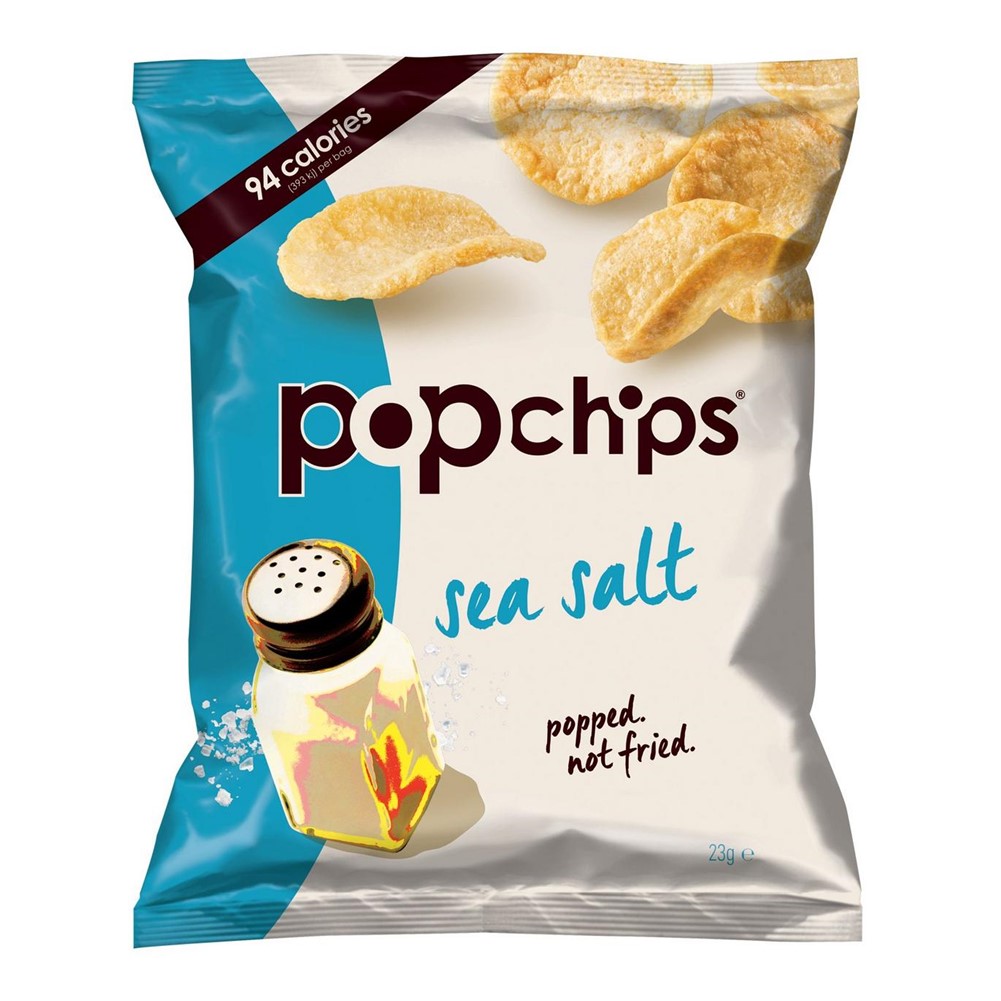 Popchips Sea Salt - 24x23g packets