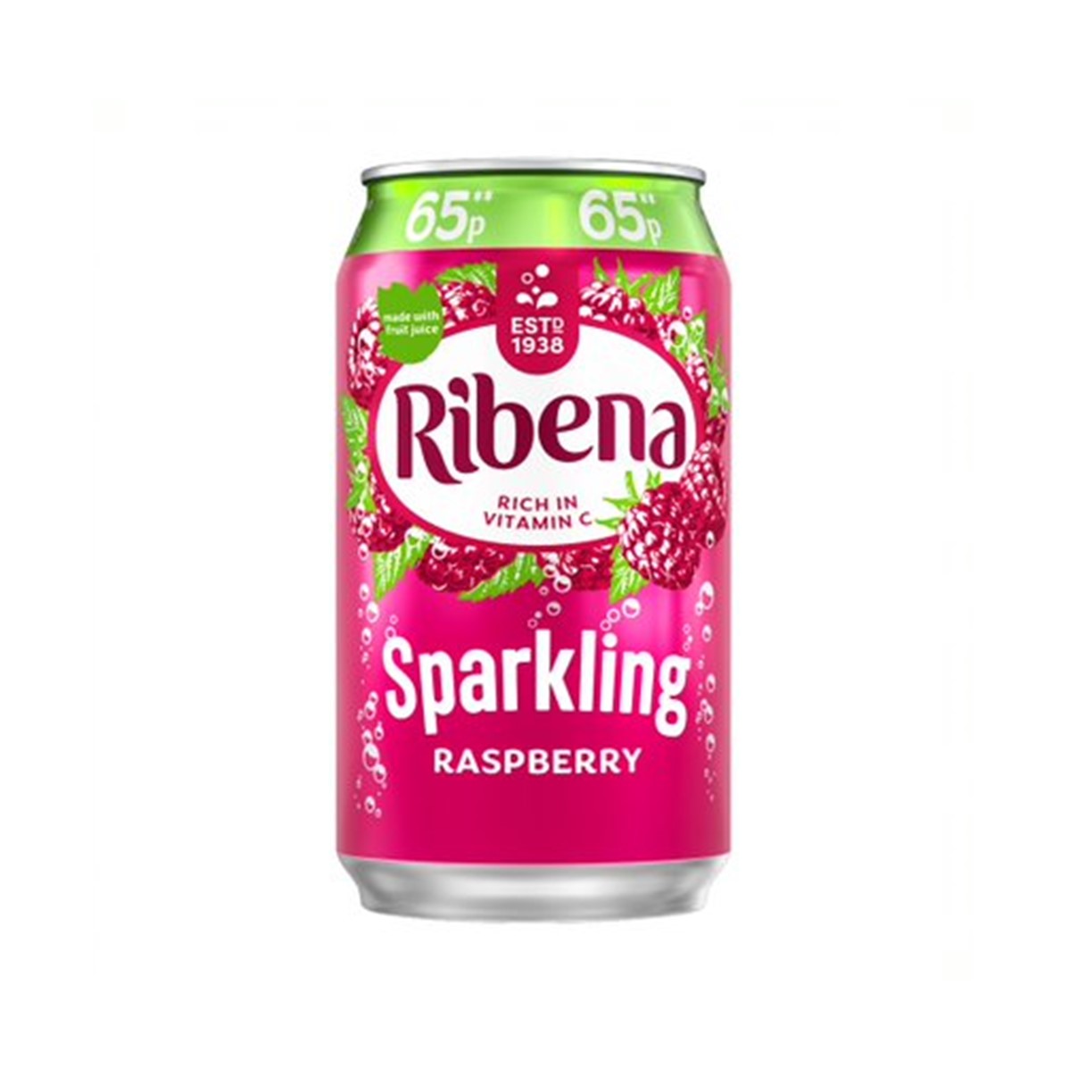 Ribena Sparkling Raspberry - 24x330ml cans