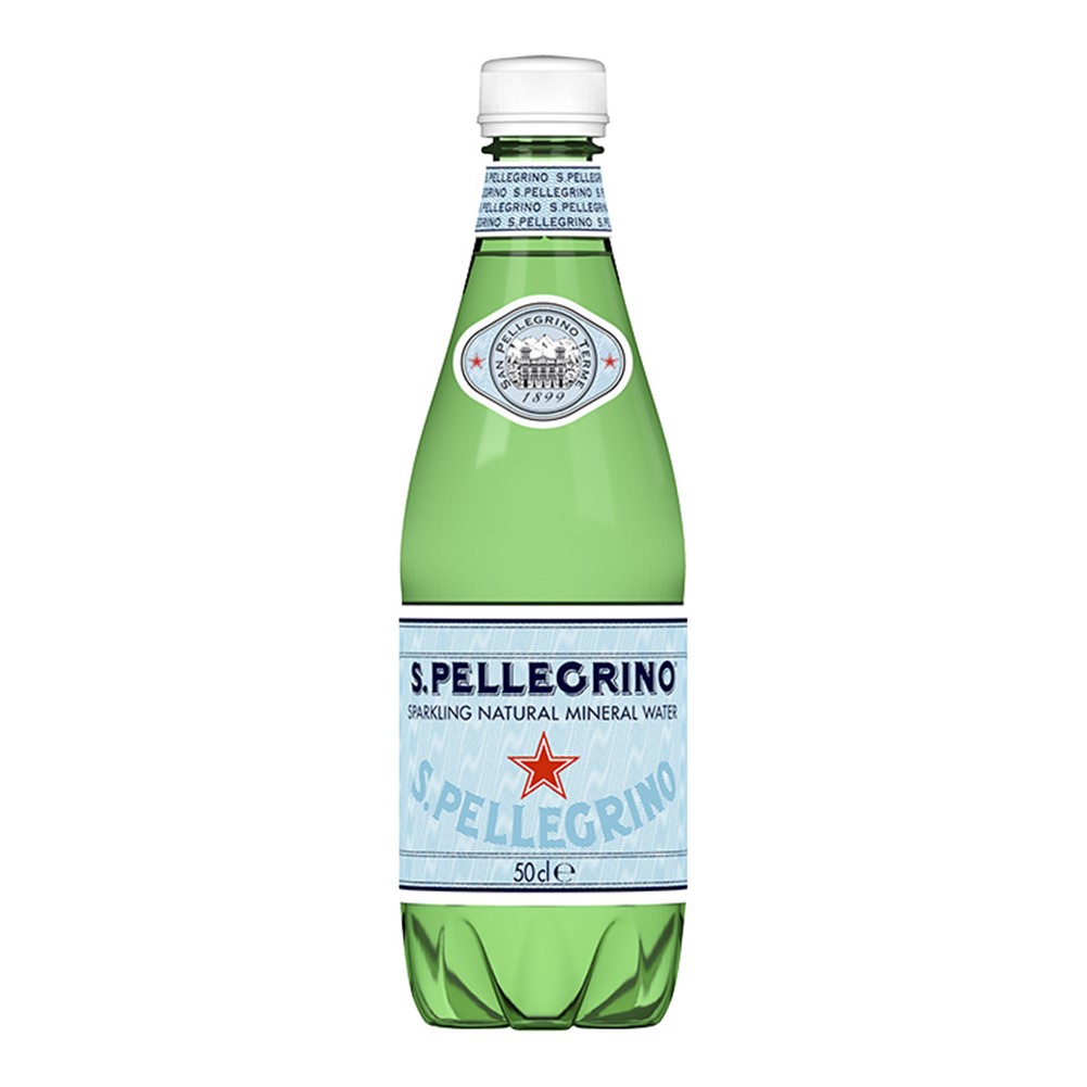 San Pellegrino Sparkling Water 24x500ml plastic bottles Go Jumbo