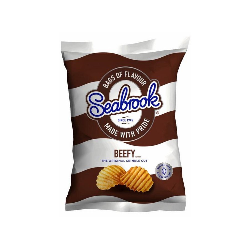 Seabrook CRINKLE Beefy - 32x31.8g packets