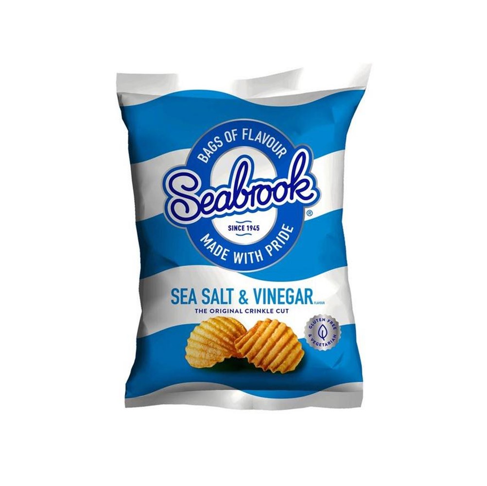 Seabrook CRINKLE Sea Salt & Vinegar - 32x31.8g packets