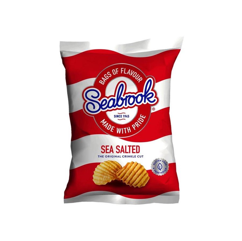 Seabrook CRINKLE Sea Salted - 32x31.8g packets