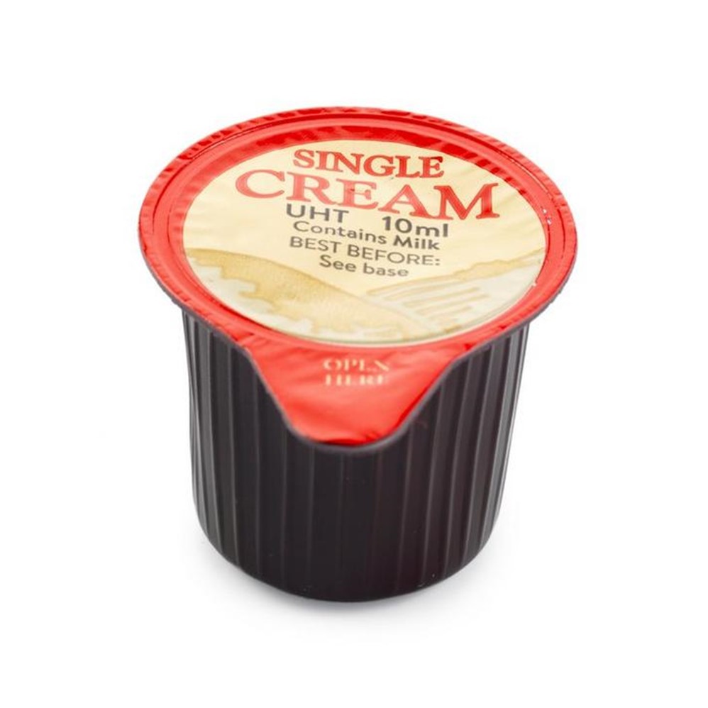 Single Cream [UHT Long Life] - 120x12ml mini jiggers