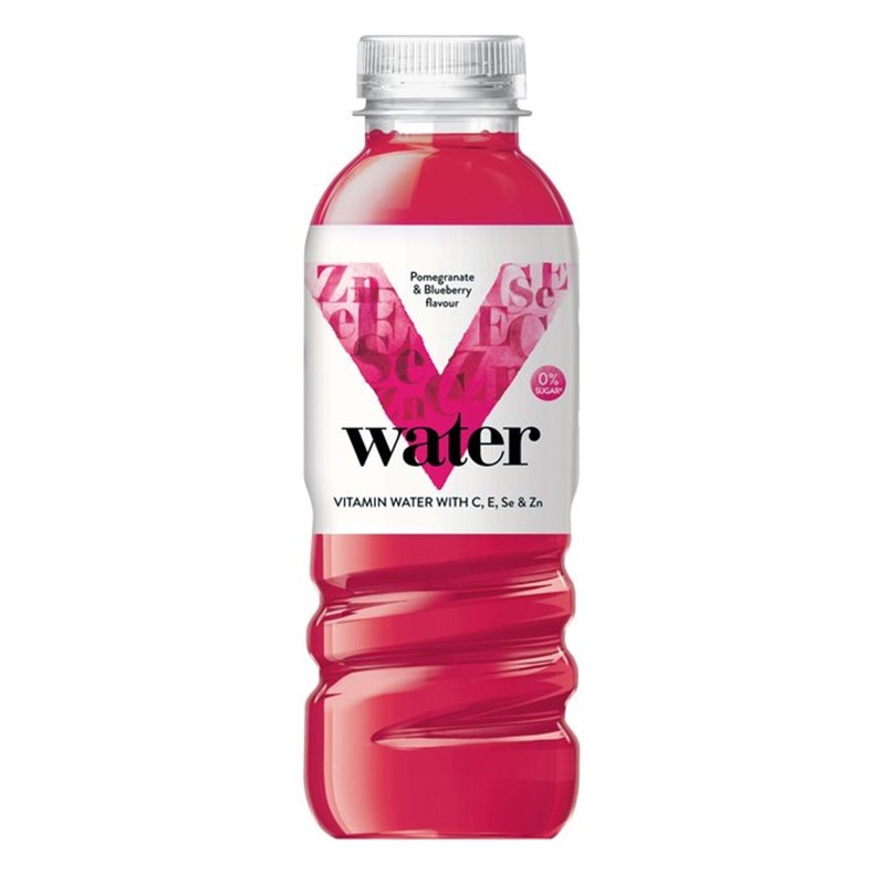 SoBe V Water Pomegranate & Blueberry - 6x500ml plastic bottles