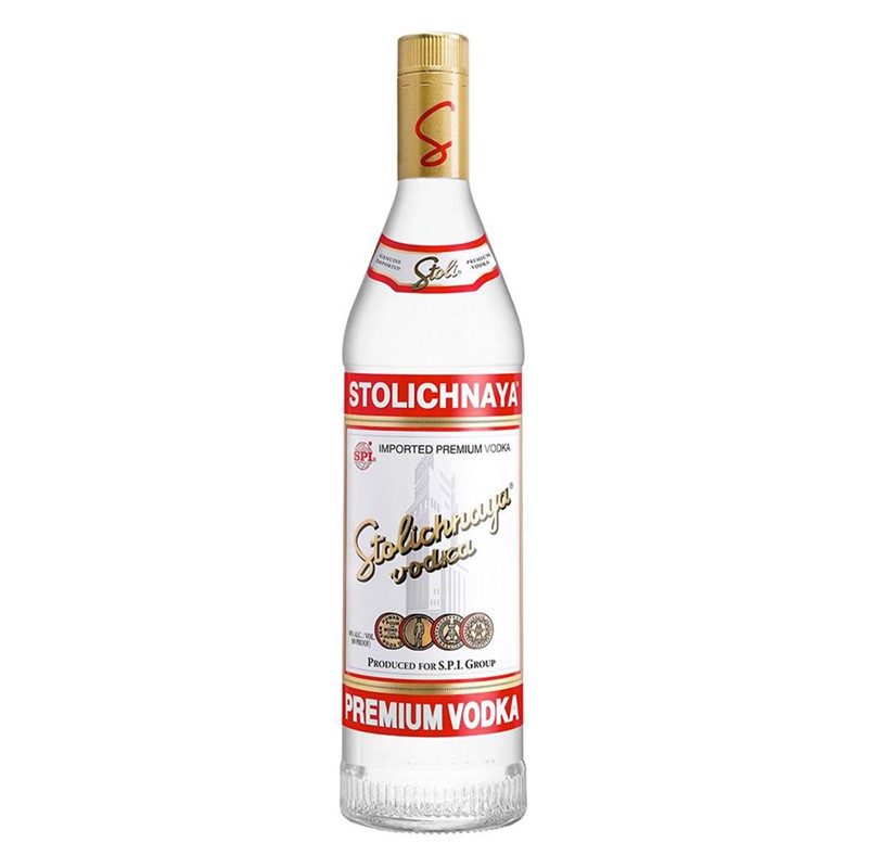 Stolichnaya Red Label Vodka - 70cl bottle