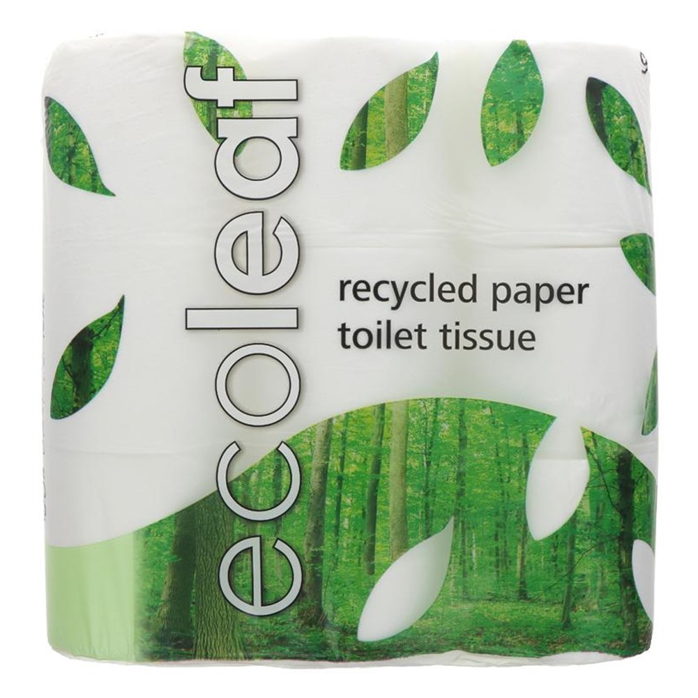 Suma Ecoleaf Toilet Rolls White - 9 rolls [ECO]