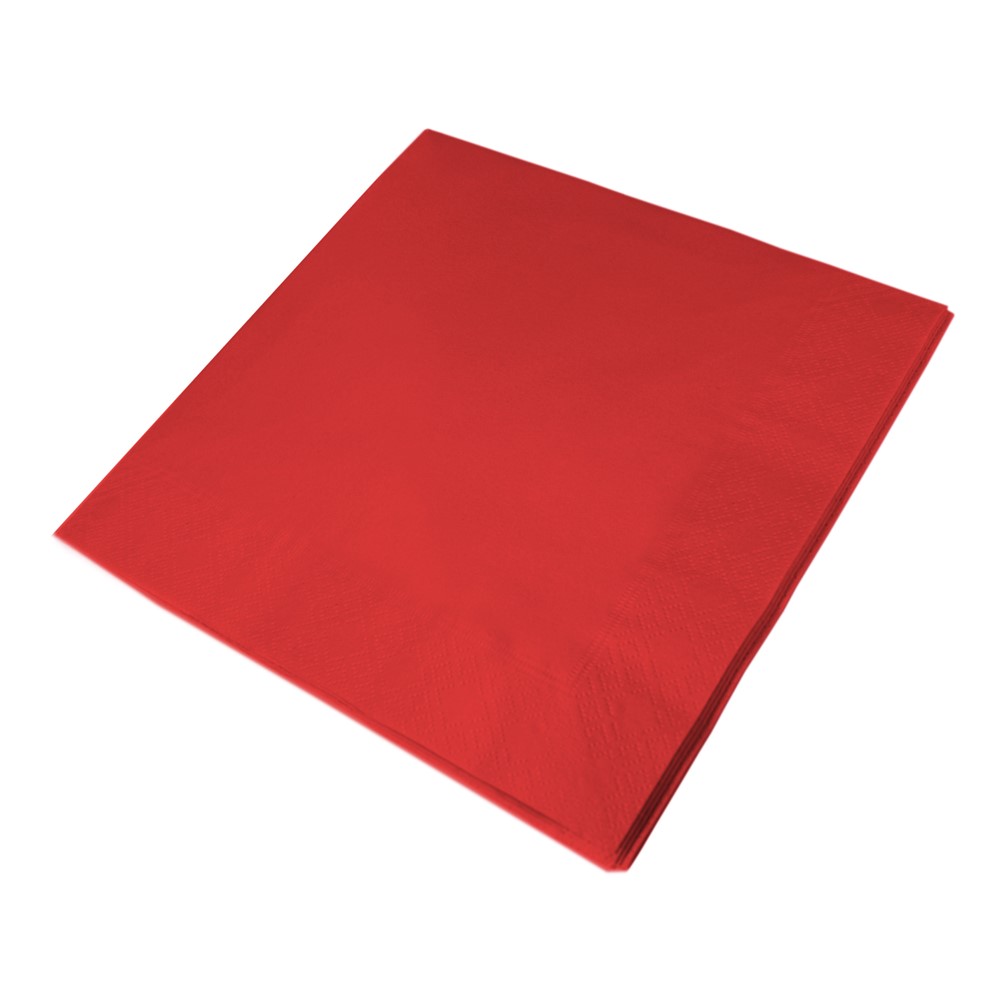Swantex Napkins Red 33cm - 100x2 ply