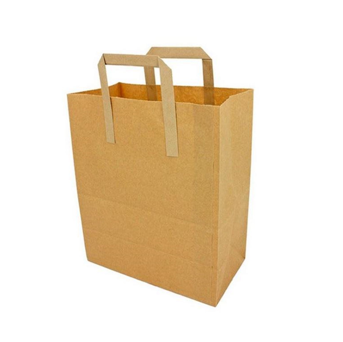 Take-Away Carrier Bag Brown MEDIUM - 125 bags [9x10''x4'']
