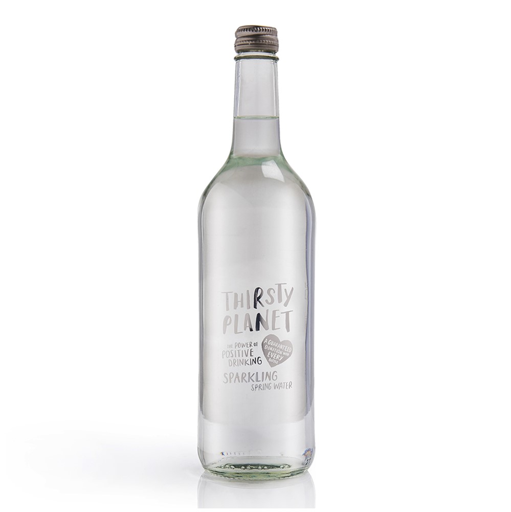 Thirsty Planet Sparkling Water - 24x330ml glass bottles
