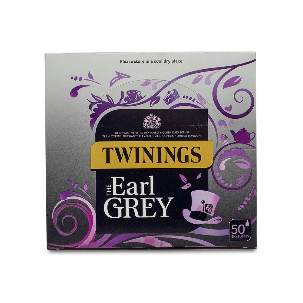 Twinings Earl Grey - 50 tea bags in envelopes
