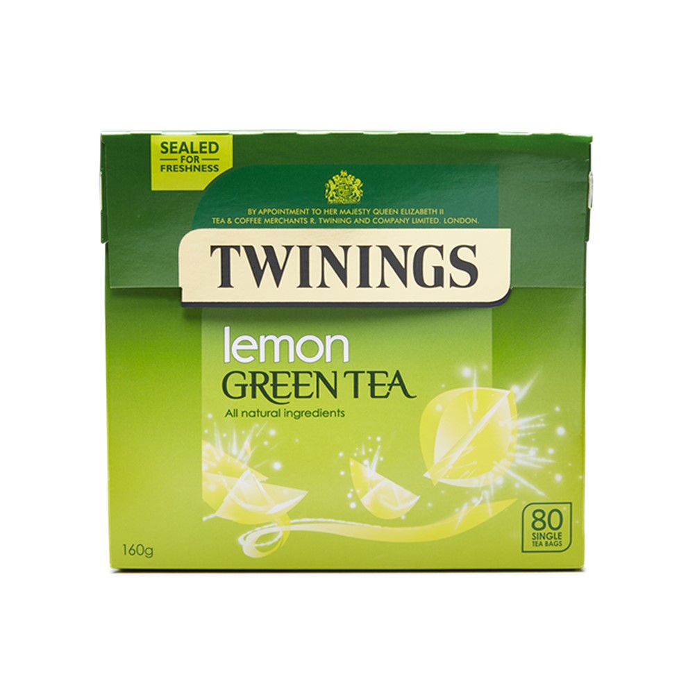 Twinings Green Tea & Lemon - 80 tea bags