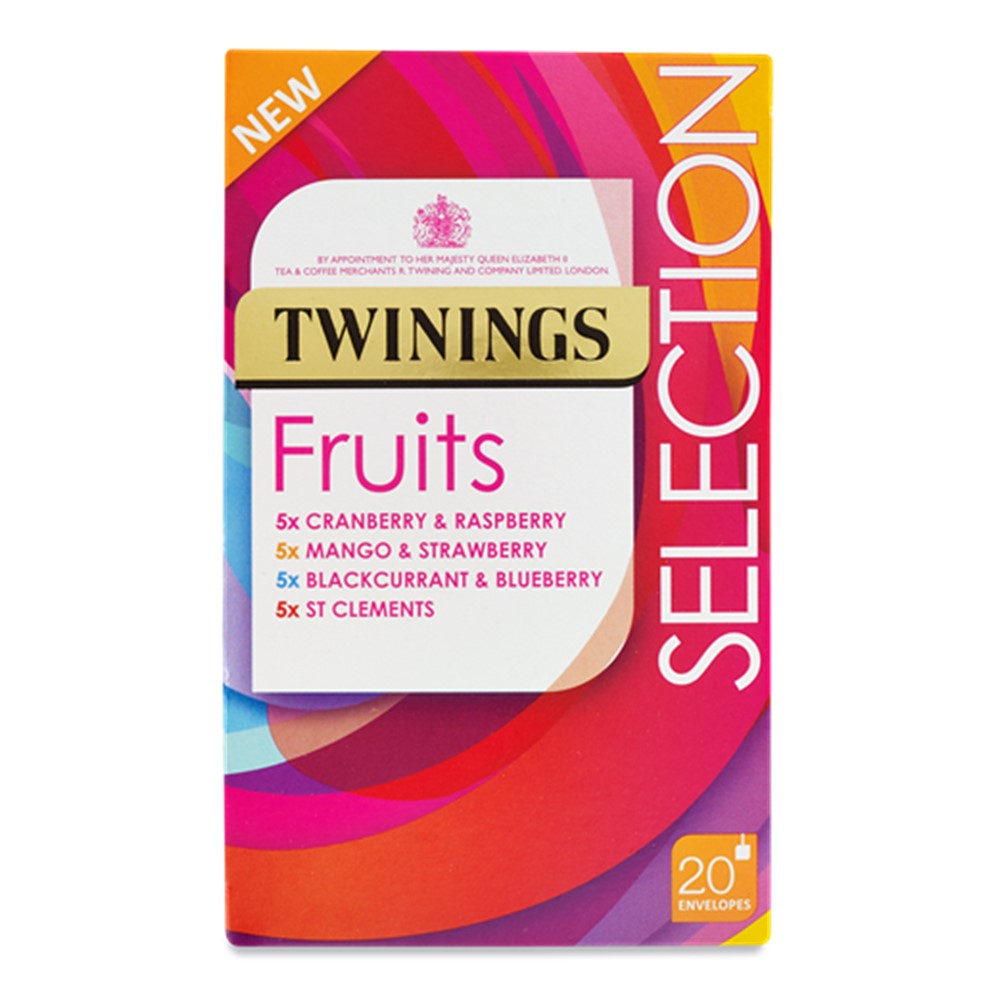 Twinings Variety Pack Fruits Selection - 20 tea bags in envelopes