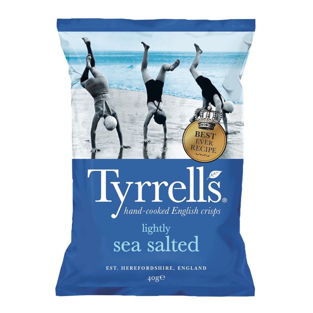 Tyrrells CRISPS Lightly Salted - 24x40g packets
