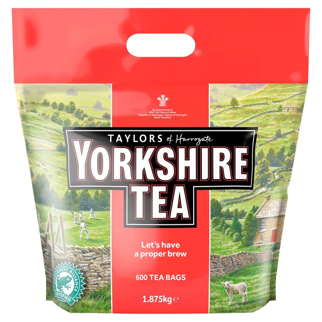 Yorkshire Tea - 600 tea bags [RFA] - Go Jumbo