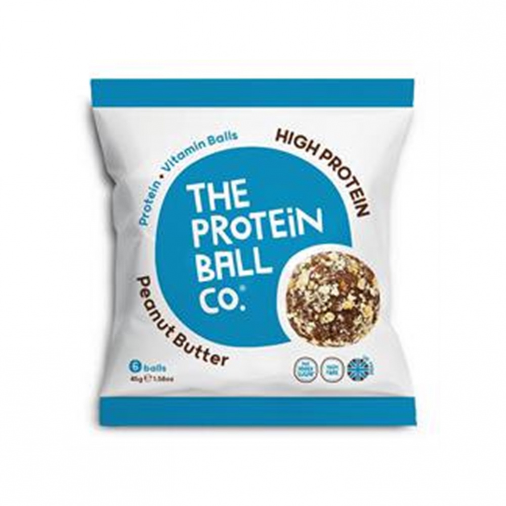 Protein Ball Co. Peanut Butter - 10x45g (6 ball) packets